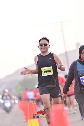 Race photo from CISANGKAN KBP CITY RUN 2025