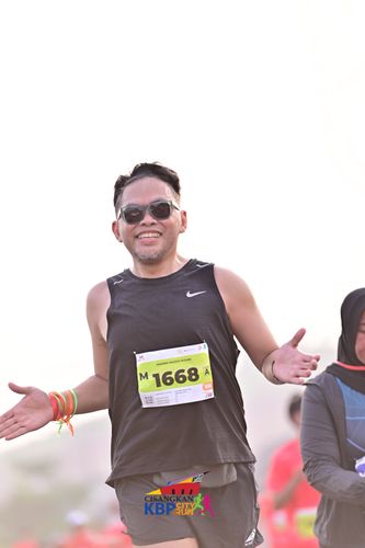Race photo from CISANGKAN KBP CITY RUN 2025