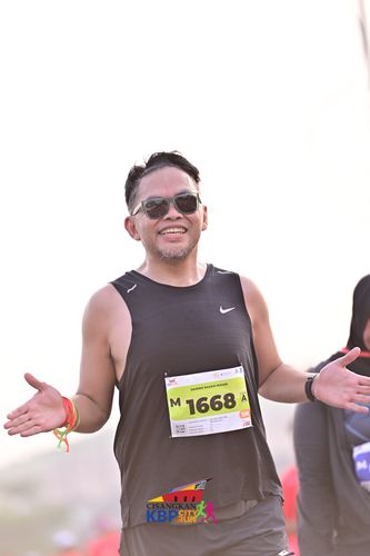 Race photo from CISANGKAN KBP CITY RUN 2025