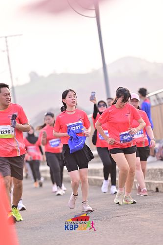 Race photo from CISANGKAN KBP CITY RUN 2025