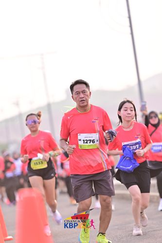Race photo from CISANGKAN KBP CITY RUN 2025