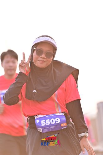 Race photo from CISANGKAN KBP CITY RUN 2025