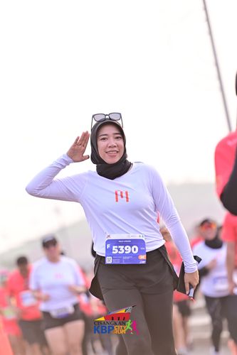 Race photo from CISANGKAN KBP CITY RUN 2025
