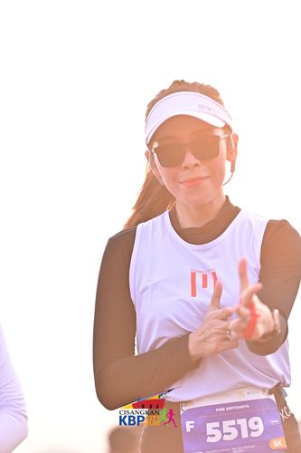 Race photo from CISANGKAN KBP CITY RUN 2025