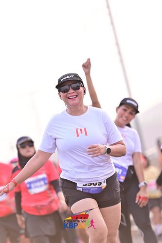 Race photo from CISANGKAN KBP CITY RUN 2025