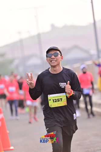 Race photo from CISANGKAN KBP CITY RUN 2025