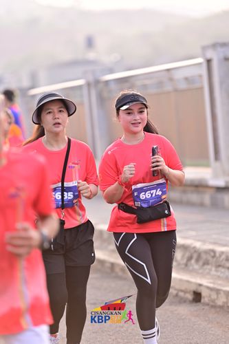 Race photo from CISANGKAN KBP CITY RUN 2025