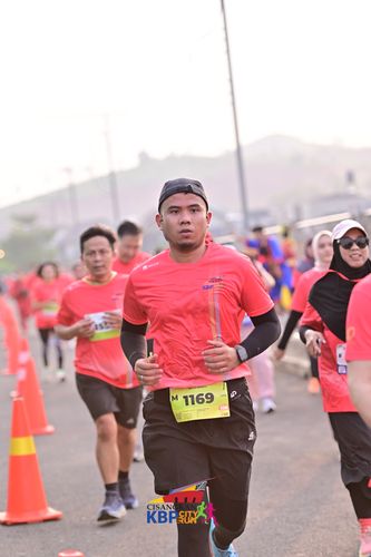 Race photo from CISANGKAN KBP CITY RUN 2025