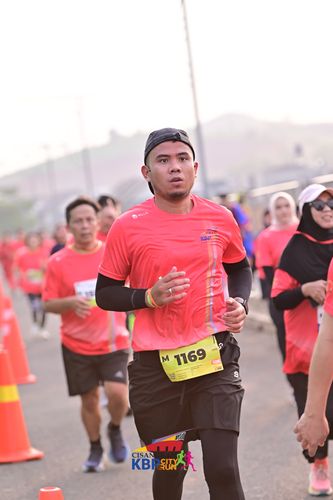 Race photo from CISANGKAN KBP CITY RUN 2025