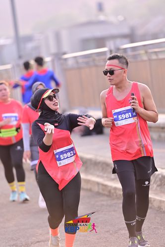 Race photo from CISANGKAN KBP CITY RUN 2025