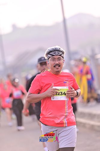 Race photo from CISANGKAN KBP CITY RUN 2025