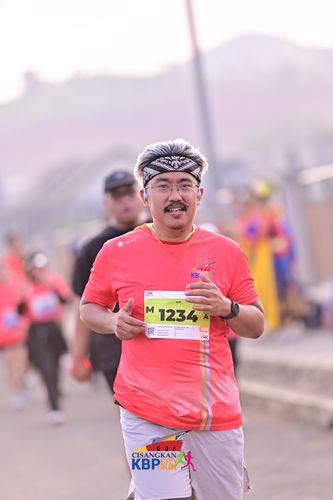 Race photo from CISANGKAN KBP CITY RUN 2025