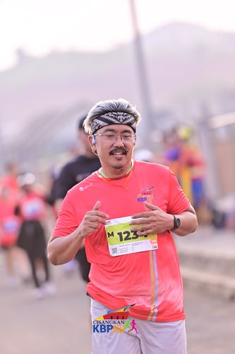 Race photo from CISANGKAN KBP CITY RUN 2025