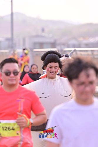 Race photo from CISANGKAN KBP CITY RUN 2025