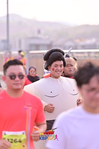 Race photo from CISANGKAN KBP CITY RUN 2025