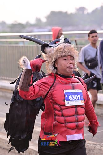 Race photo from CISANGKAN KBP CITY RUN 2025
