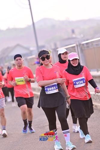 Race photo from CISANGKAN KBP CITY RUN 2025
