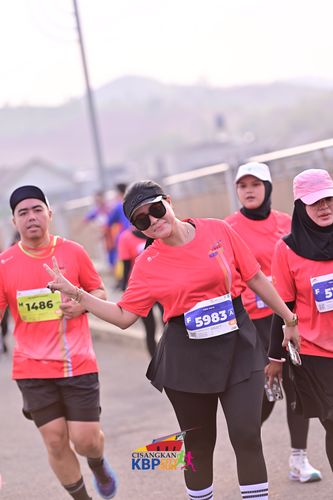 Race photo from CISANGKAN KBP CITY RUN 2025