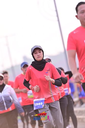Race photo from CISANGKAN KBP CITY RUN 2025