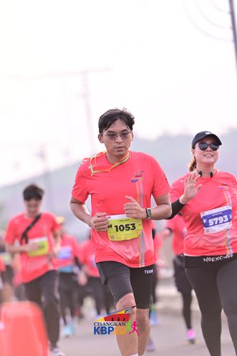 Race photo from CISANGKAN KBP CITY RUN 2025