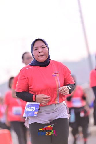 Race photo from CISANGKAN KBP CITY RUN 2025