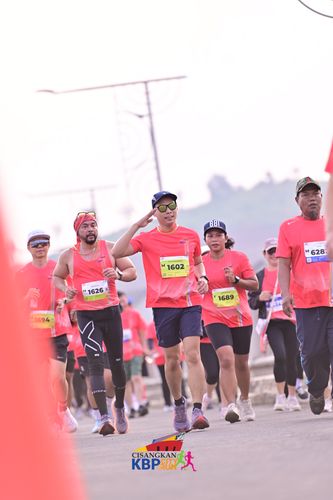 Race photo from CISANGKAN KBP CITY RUN 2025