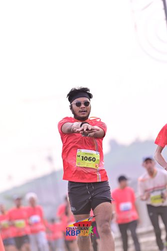Race photo from CISANGKAN KBP CITY RUN 2025