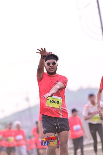 Race photo from CISANGKAN KBP CITY RUN 2025