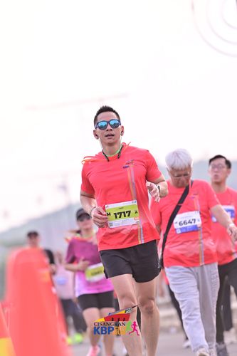 Race photo from CISANGKAN KBP CITY RUN 2025