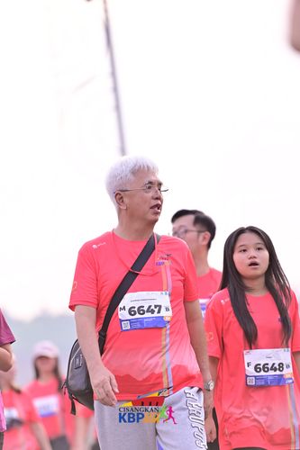 Race photo from CISANGKAN KBP CITY RUN 2025