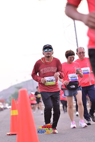 Race photo from CISANGKAN KBP CITY RUN 2025