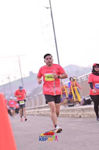 Race photo from CISANGKAN KBP CITY RUN 2025