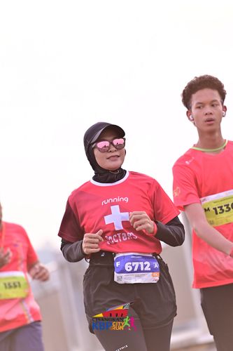 Race photo from CISANGKAN KBP CITY RUN 2025