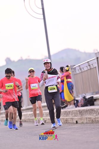 Race photo from CISANGKAN KBP CITY RUN 2025
