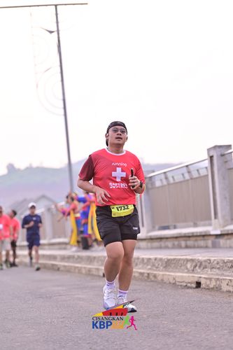 Race photo from CISANGKAN KBP CITY RUN 2025