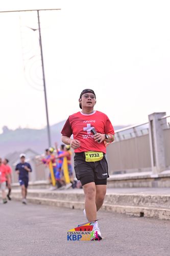 Race photo from CISANGKAN KBP CITY RUN 2025