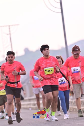 Race photo from CISANGKAN KBP CITY RUN 2025