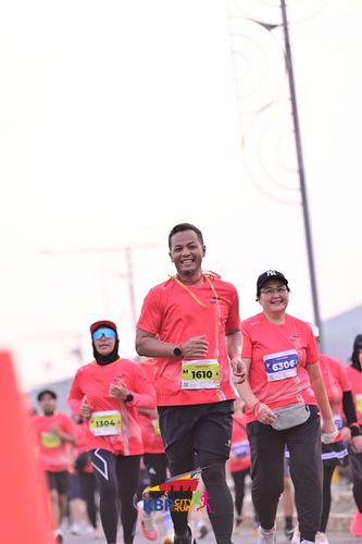 Race photo from CISANGKAN KBP CITY RUN 2025