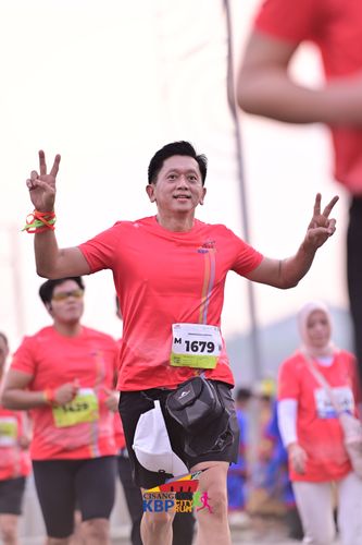 Race photo from CISANGKAN KBP CITY RUN 2025