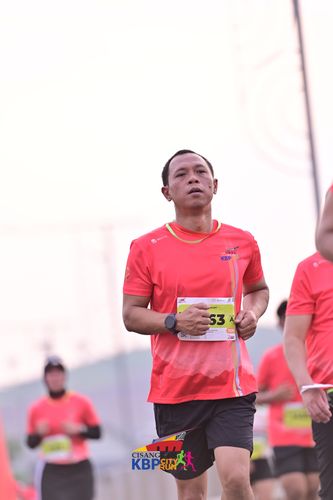 Race photo from CISANGKAN KBP CITY RUN 2025