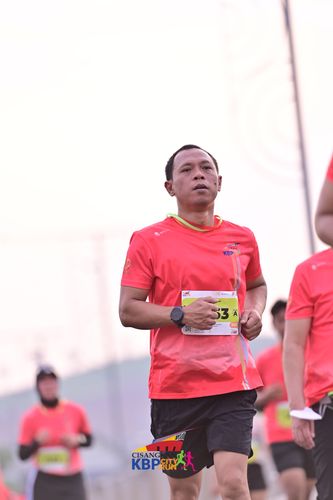 Race photo from CISANGKAN KBP CITY RUN 2025