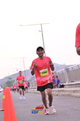 Race photo from CISANGKAN KBP CITY RUN 2025