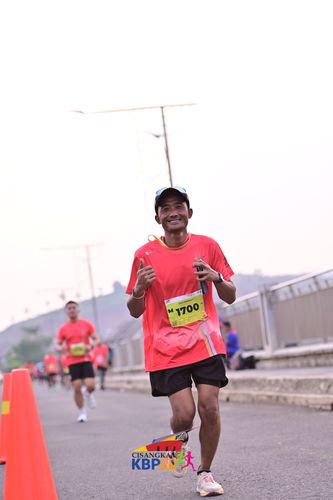 Race photo from CISANGKAN KBP CITY RUN 2025