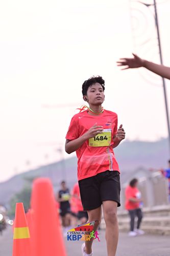 Race photo from CISANGKAN KBP CITY RUN 2025