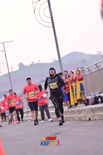 Race photo from CISANGKAN KBP CITY RUN 2025