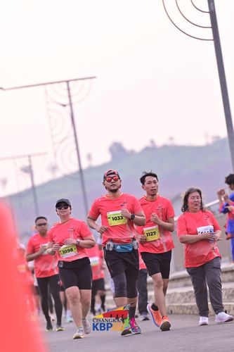 Race photo from CISANGKAN KBP CITY RUN 2025