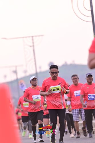 Race photo from CISANGKAN KBP CITY RUN 2025