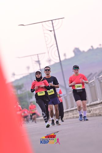 Race photo from CISANGKAN KBP CITY RUN 2025