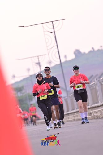 Race photo from CISANGKAN KBP CITY RUN 2025