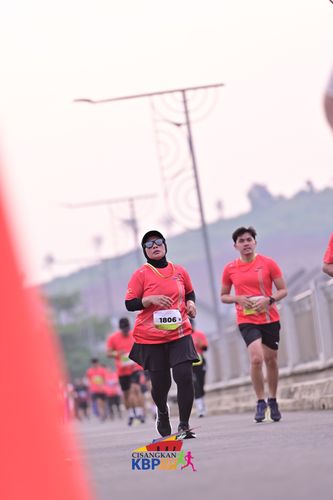 Race photo from CISANGKAN KBP CITY RUN 2025